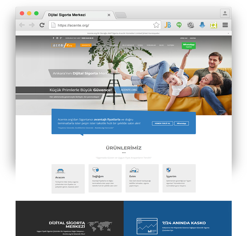 Acente.org - Dijital Sigorta