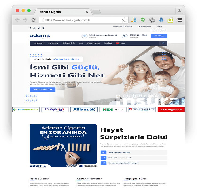 Adam-S Sigorta Ara. Hiz. Ltd. Şti.